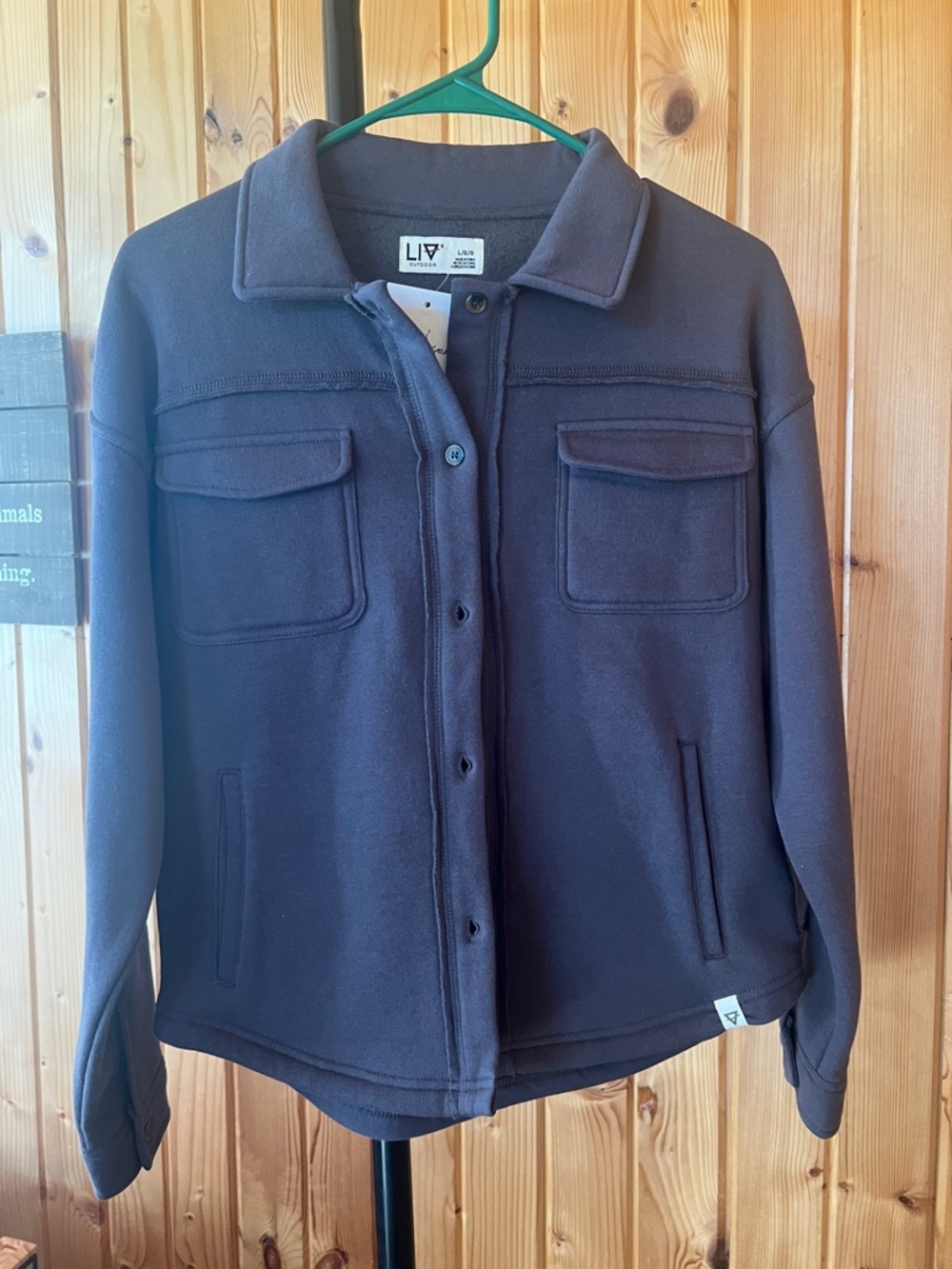 LIV Kids Dark Gray Jean-Style Jacket